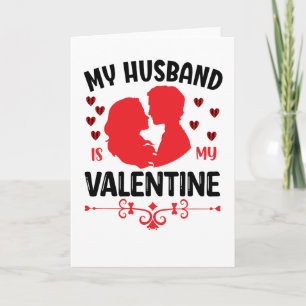Carte Mon mari est ma Saint Valentin drôle Saint Valenti