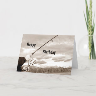 CARTE MON PÊCHEUR PRÉFÉRÉ À SON ANNIVERSAIRE