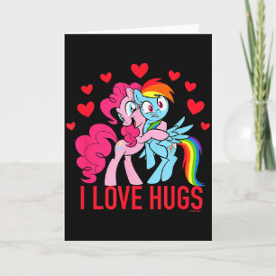 Carte Mon petit poney Saint-Valentin Pinkie Pie Arc-en-c