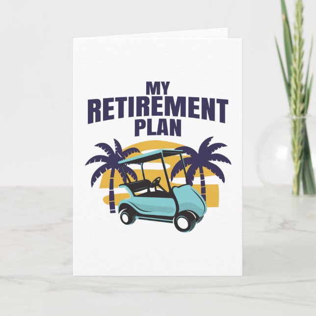 Carte Mon plan de retraite Golf (Devant)