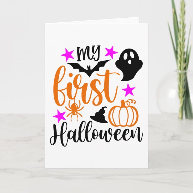 Carte Mon premier Halloween (Devant)