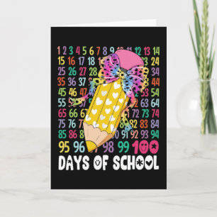 Carte Mon professeur a survécu 100 jours de moi drôle éc