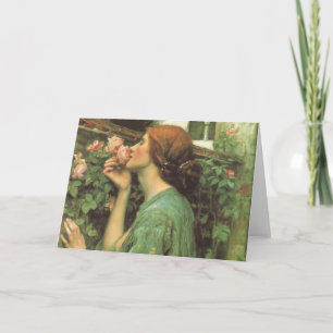 Carte Mon Rose doux, ou Âme du Rose par Waterhouse