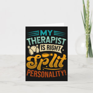 Carte Mon Thérapiste A Raison - Split Personnalité