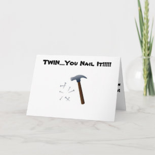 CARTE MON TOUR "NAILE IT" TOUS LES JOURS (ANNIVERSAIRE)