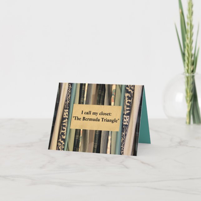 Carte Mon triangle Bermudes (Devant)