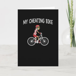 Carte Mon Vélo Électrique Qui Truche Cadeau Vélo