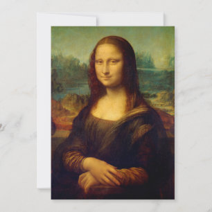 Carte Mona Lisa Léonard de Vinci