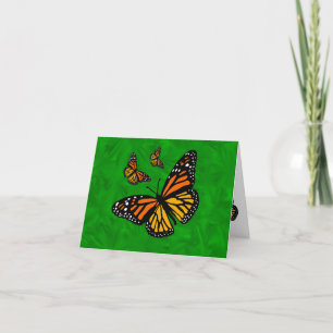 Carte Monarque Butterflies