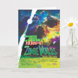Carte Monde de zombies Halloween Galaxie d'Horreurs