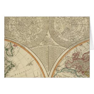 Carte mondiale de l'hémisphère nord