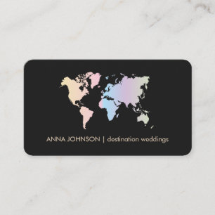 Carte mondiale Holotel Pastel Agent de voyage mond
