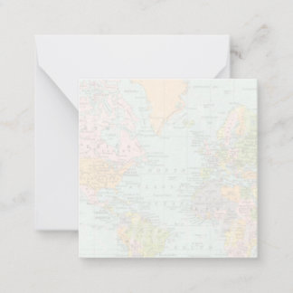 Carte Mondiale Merci Carte Note