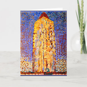 Carte Mondrian - Phare de Westkapelle
