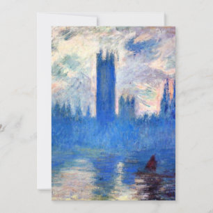 Carte Monet - Chambres du Parlement, Westminster