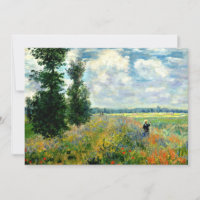 Monet - Champ de pavot, Argenteuil