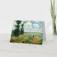 Monet - Champ de pavot, Argenteuil, art impression