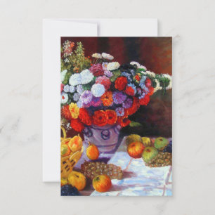 Carte Monet Flowers et Fruit