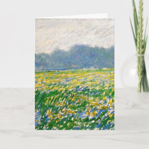 Carte Monet - Iris field at Giverny