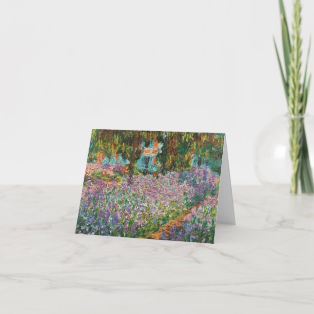 Carte Monet Irises (Devant)