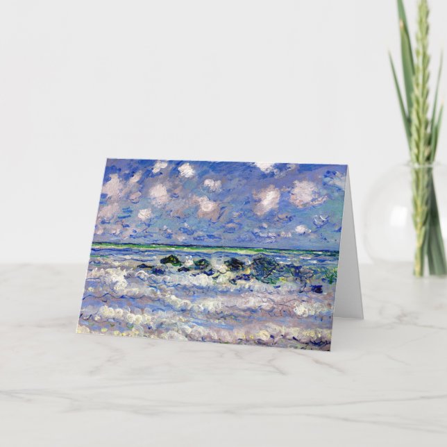 Carte Monet - La vague (Devant)