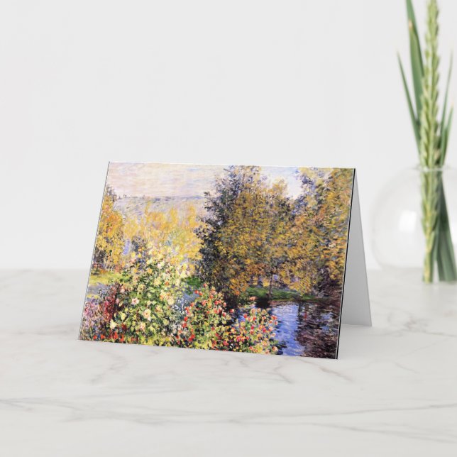 Carte Monet - Le jardin de Hoschede à Montgeron (Devant)