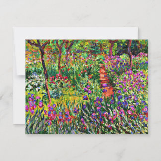 Carte Monet - Le jardin d'Iris à Giverny
