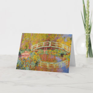 Carte Monet - Le pont japonais, 1896,