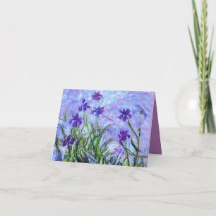 Carte Monet Lilac Irises