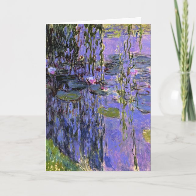 Carte Monet - Lys d'eau, 1916-1919, lavande (Devant)