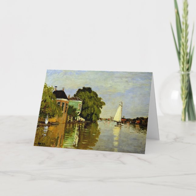 Carte Monet - Maisons sur l'Achterzaan (Devant)