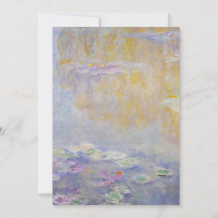 Carte Monet - Nappes à eau, couleurs pastel Art