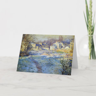 Carte Monet - OEuvre d'art White Frost