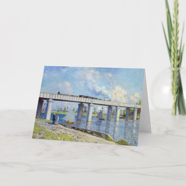 Carte Monet - Pont ferroviaire à Argenteuil (Devant)
