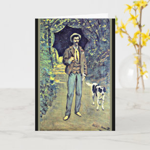 Carte Monet, Victor Jacquemont Holding a Parasol