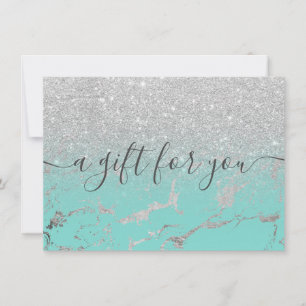 Carte Monnaie argent parties scintillant marbre ombre ce