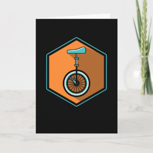 Carte Monocycle Unicycle Circuit cycliste extrême Artist