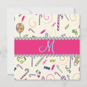 Carte Monogramme sucre de canne