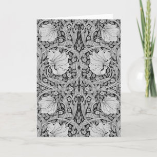 Carte Monotone gris Pimpernel, William Morris