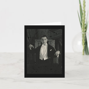 Carte Monster de film d'horreur Halloween comte Dracula 