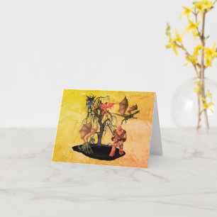 Carte Monsters Goblins Ogre Halloween