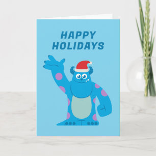 Carte Monsters Inc.   Chapeau de Noël de Sulley