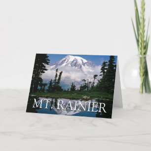 Carte Mont Rainier   Joyeux anniversaire