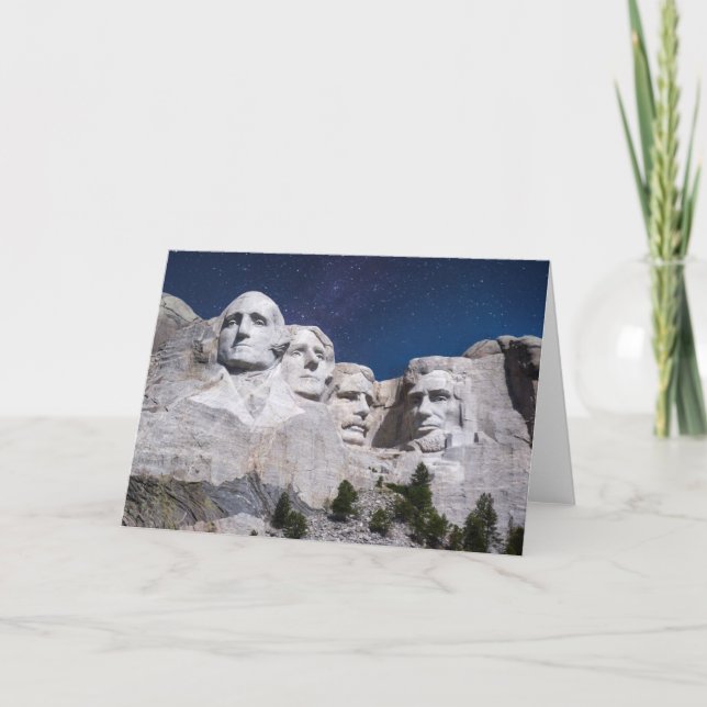 Carte Mont Rushmore Timelape Sky (Devant)