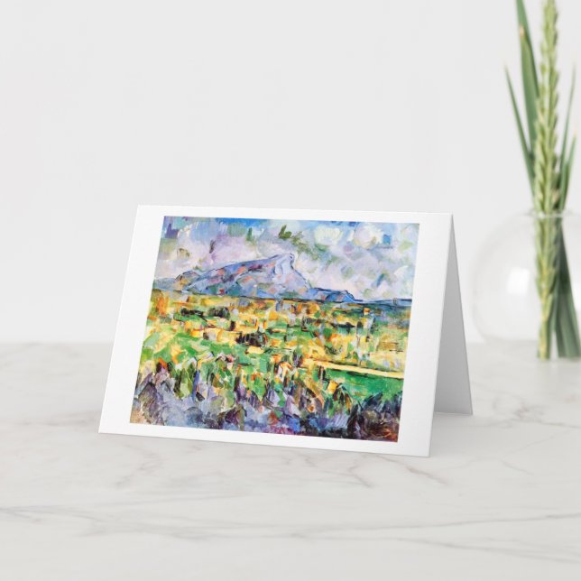 Carte Mont Sainte-Victoire, Paul Cezanne (Devant)
