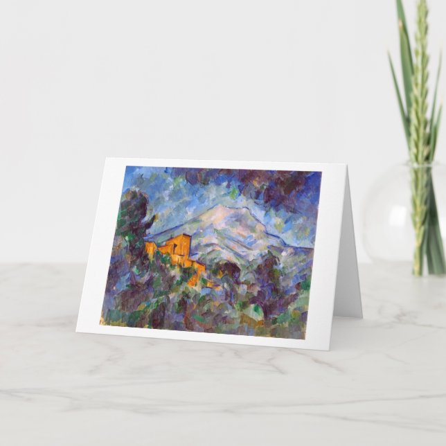 Carte Mont Sainte-Victoire, Paul Cezanne (Devant)