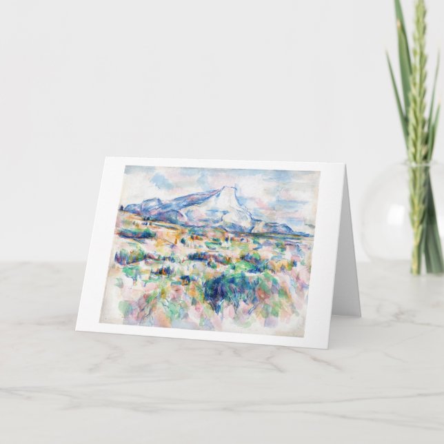 Carte Mont Sainte-Victoire, Paul Cezanne (Devant)