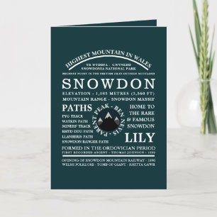 Carte Mont Snowdon, Information sur l'expédition en mont