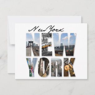Carte Montage du tourisme graphique de New York