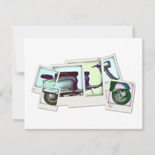 Carte montage photo lambrette